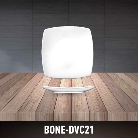 Đĩa vuông ảo sứ xương Minh Châu BONE-DVC21