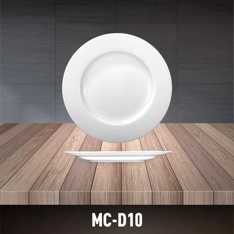 Đĩa sứ dáng bằng Minh Châu MC-D10