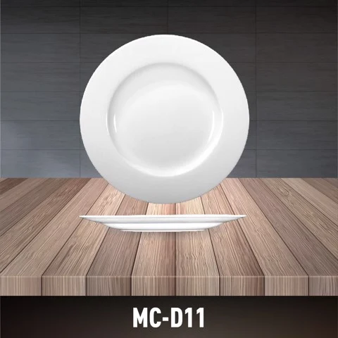 Đĩa sứ dáng bằng Minh Châu MC-D11