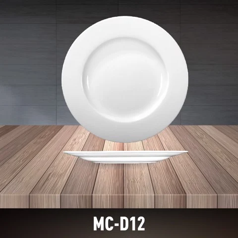 Đĩa sứ dáng bằng Minh Châu MC-D12