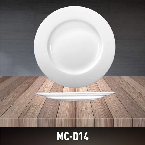 Đĩa sứ dáng bằng Minh Châu MC-D14