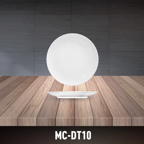 Đĩa sứ trắng tròn Minh châu MC-DT10