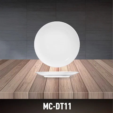 Đĩa tròn trắng sứ Minh châu MC-DT11