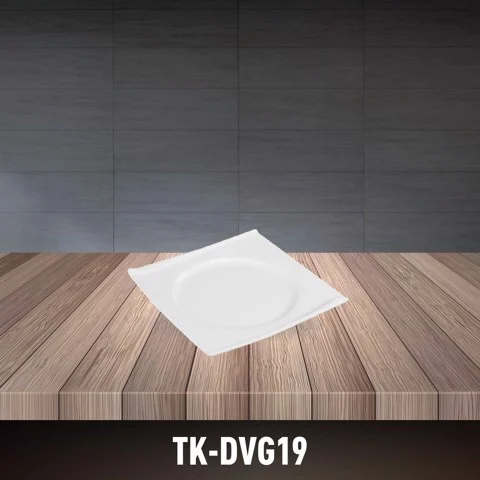 Đĩa vuông TK-DVG19 bát đĩa sứ nghệ thuật