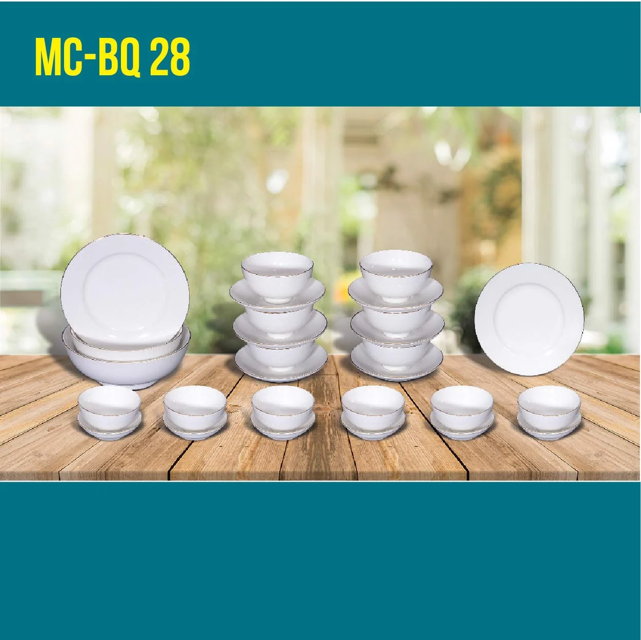 Bộ quà tặng 28 sản phẩm sứ Minh Châu MC-BQ 28-02
