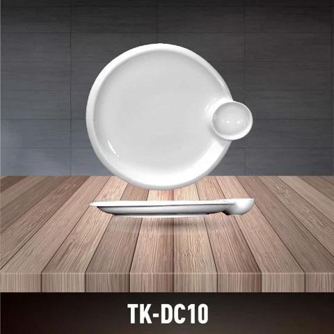 Đĩa sứ tròn TK-DC10 bát đĩa sứ nghệ thuật